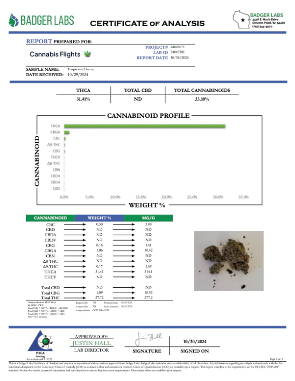 Exotic Shelf - Tropicana Cherries 31.41% THCa Flower - Image 2